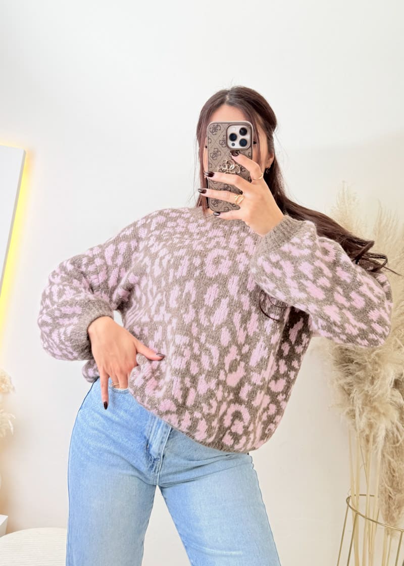 Leo Pullover Rosa