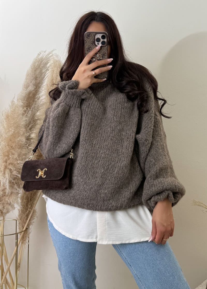 Blusenrock Beige