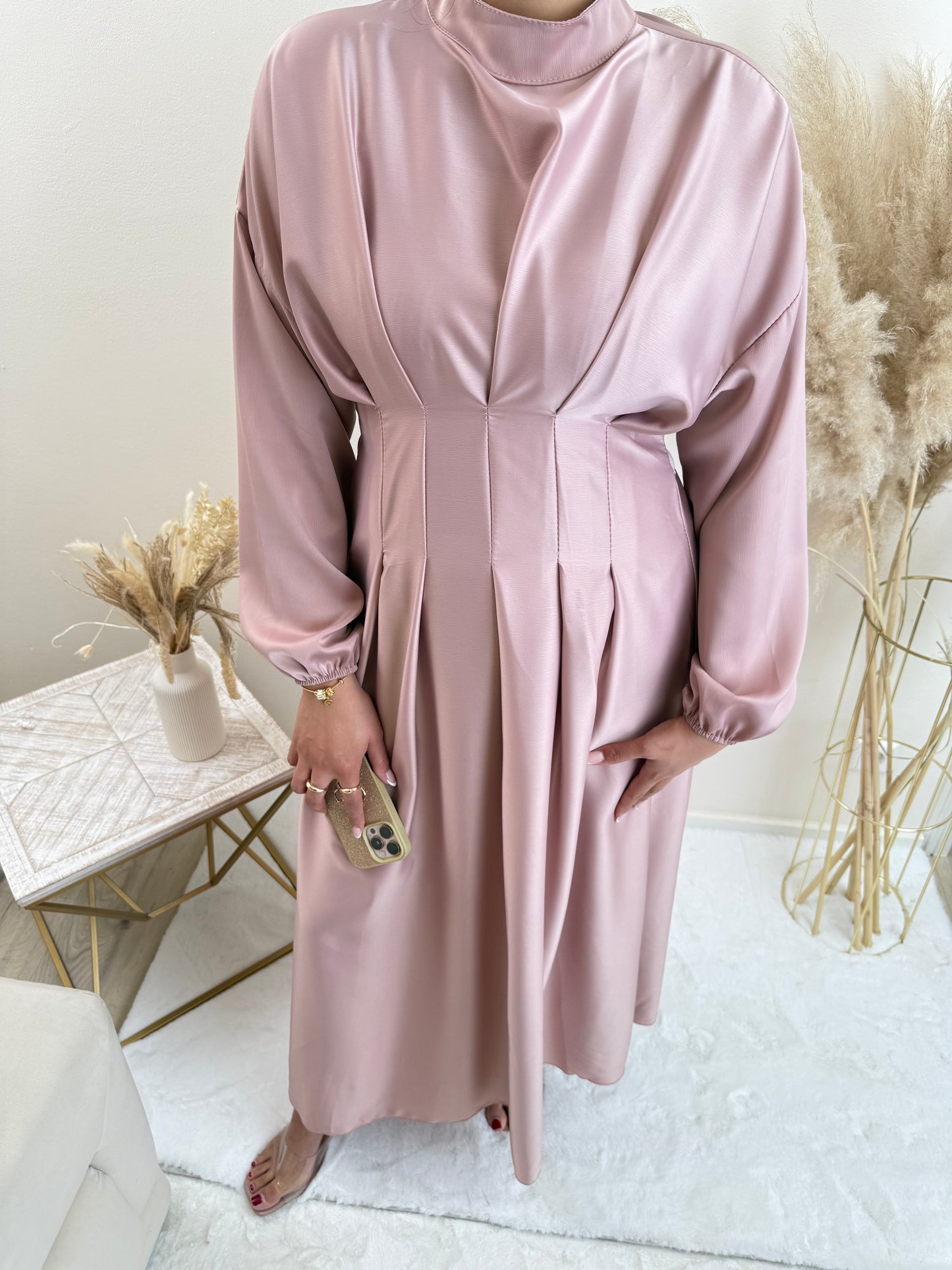 Satin-Kleid