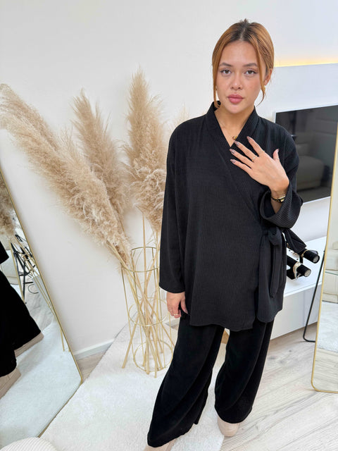 Cord-Wickelset Schwarz