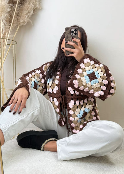 Handmade Cardigan Braun