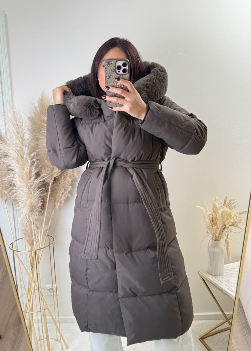 Winterjacke mit Kunstfell