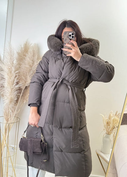 Winterjacke mit Kunstfell