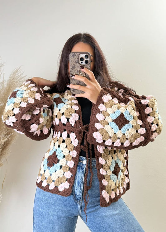 Handmade Cardigan Braun