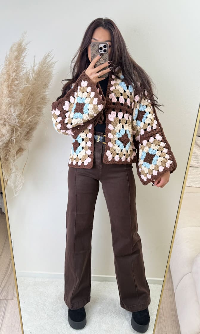 Handmade Cardigan Braun