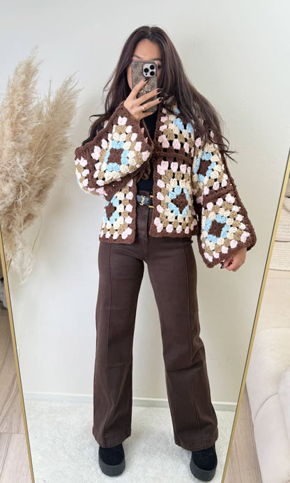 Handmade Cardigan Braun