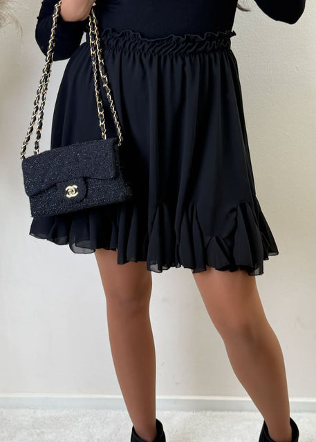 Rüschenrock Schwarz