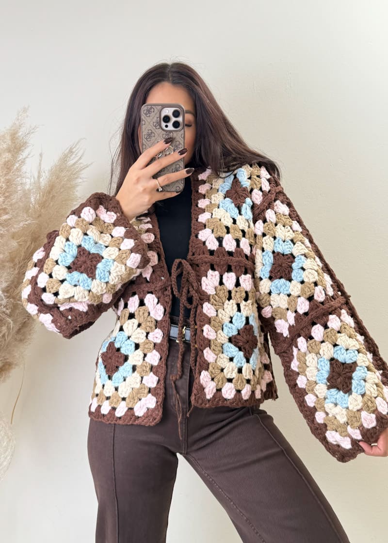 Handmade Cardigan Braun