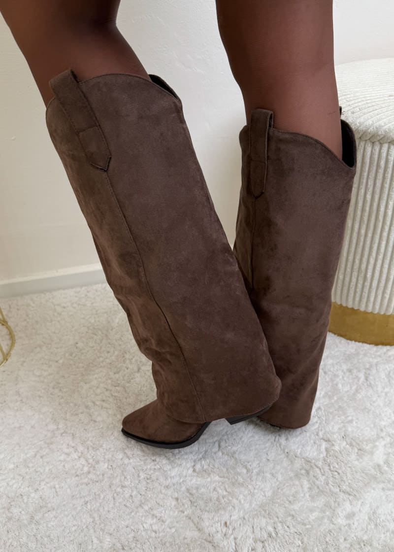 Cowboy Stiefel hoch Braun