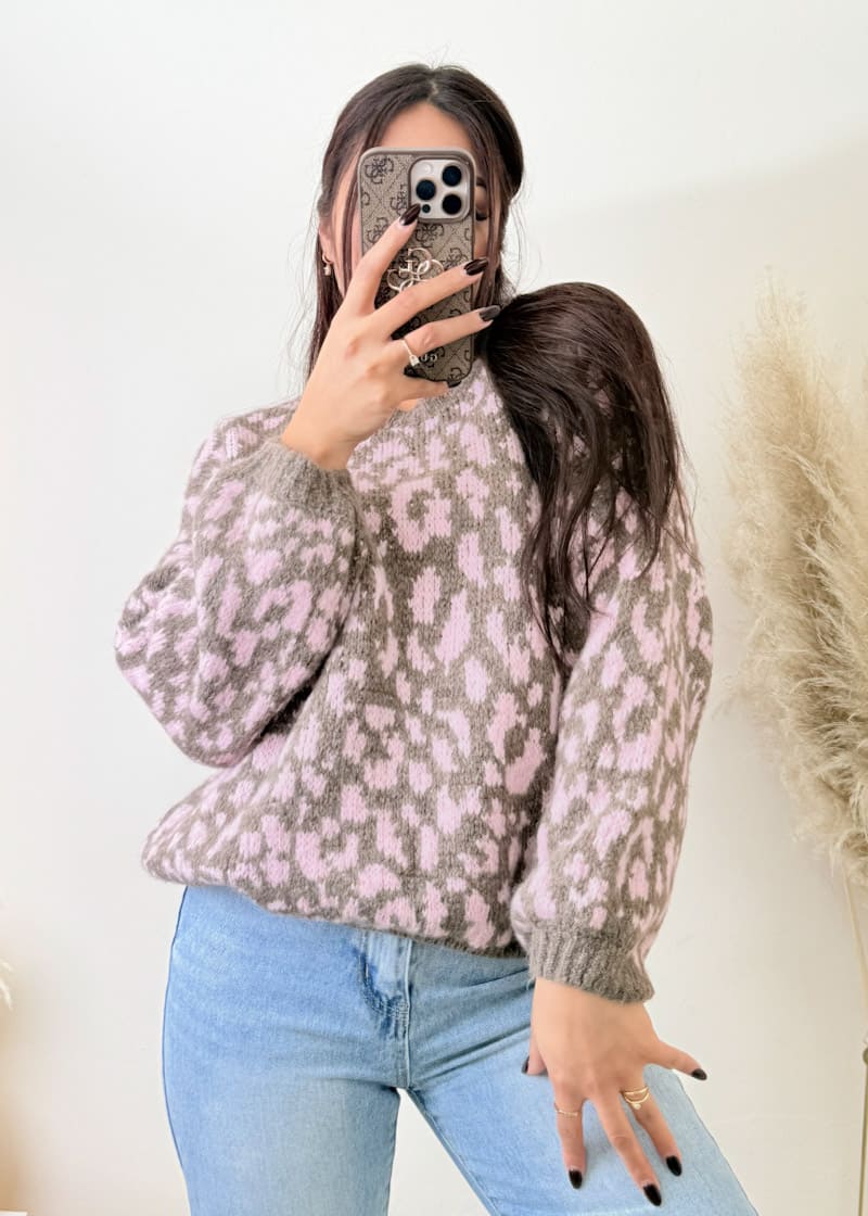Leo Pullover Rosa