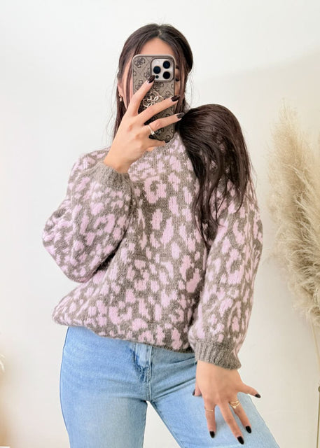 Leo Pullover Rosa