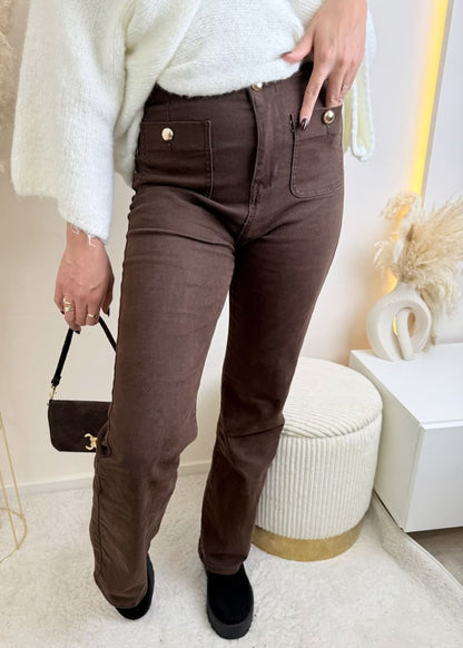 Braune Jeans