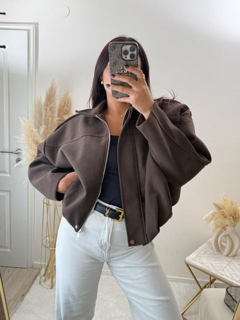 Soft Bomberjacke Braun