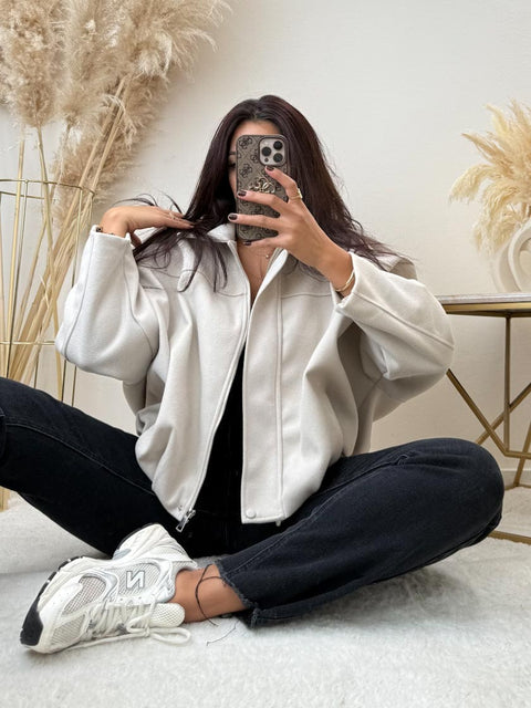 Soft Bomberjacke Beige