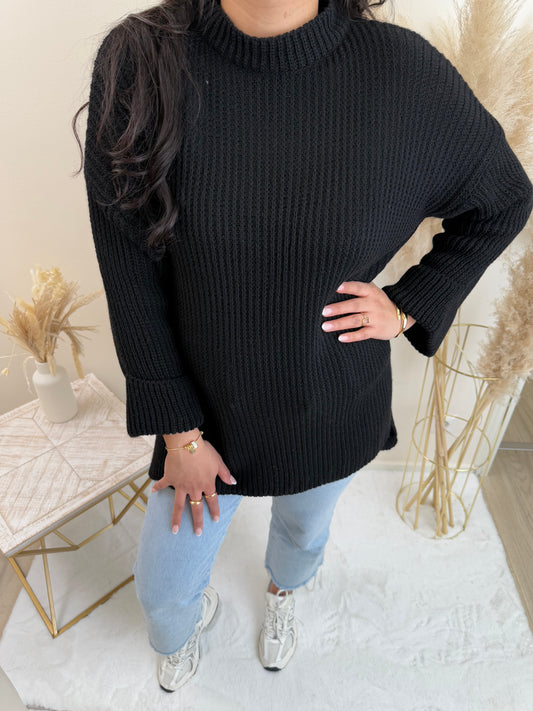 Strickpullover Schwarz