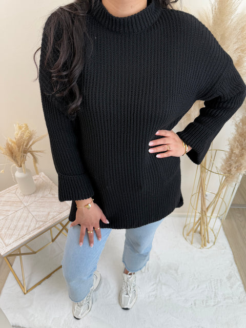 Strickpullover Schwarz