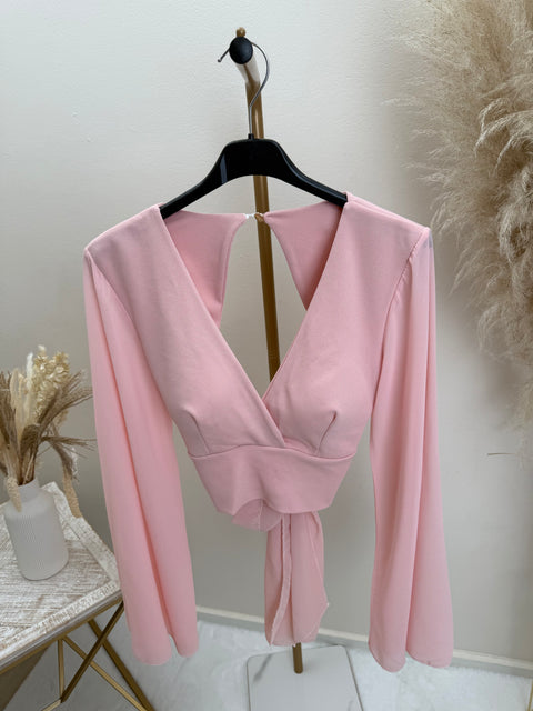 Binde Oberteil Rosa
